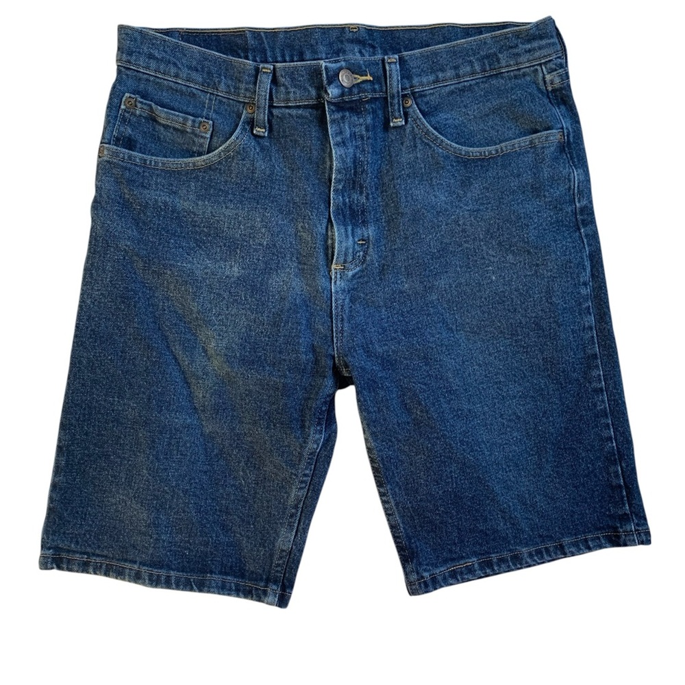 Men’s Wrangler Classic Blue Denim Shorts Size 32